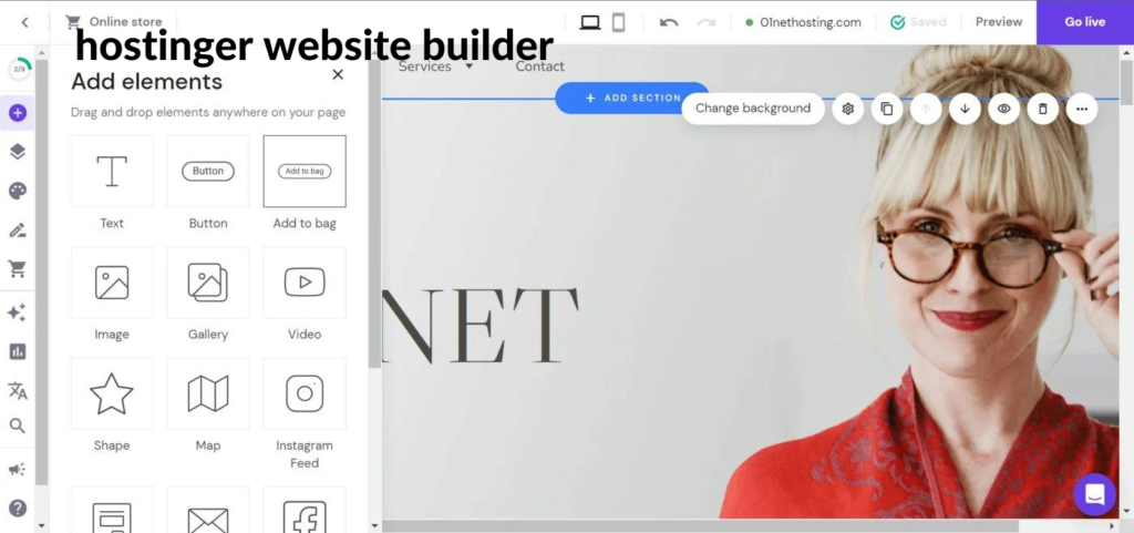 hostinger website builder