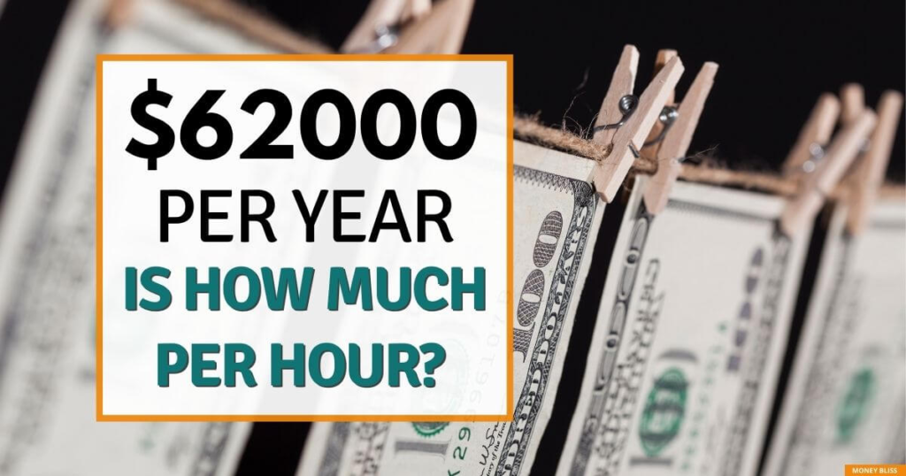 62k a year is how much an hour