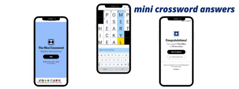 mini crossword answers