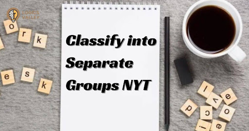 classify into separate groups nyt