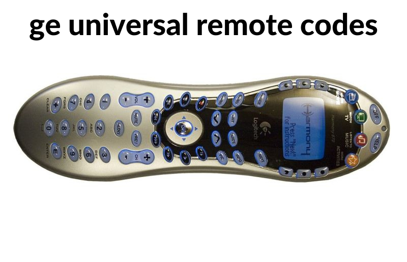 ge universal remote codes