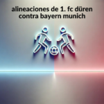 alineaciones de 1. fc düren contra bayern munich