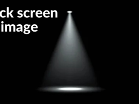 black screen image