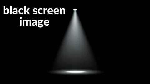 black screen image