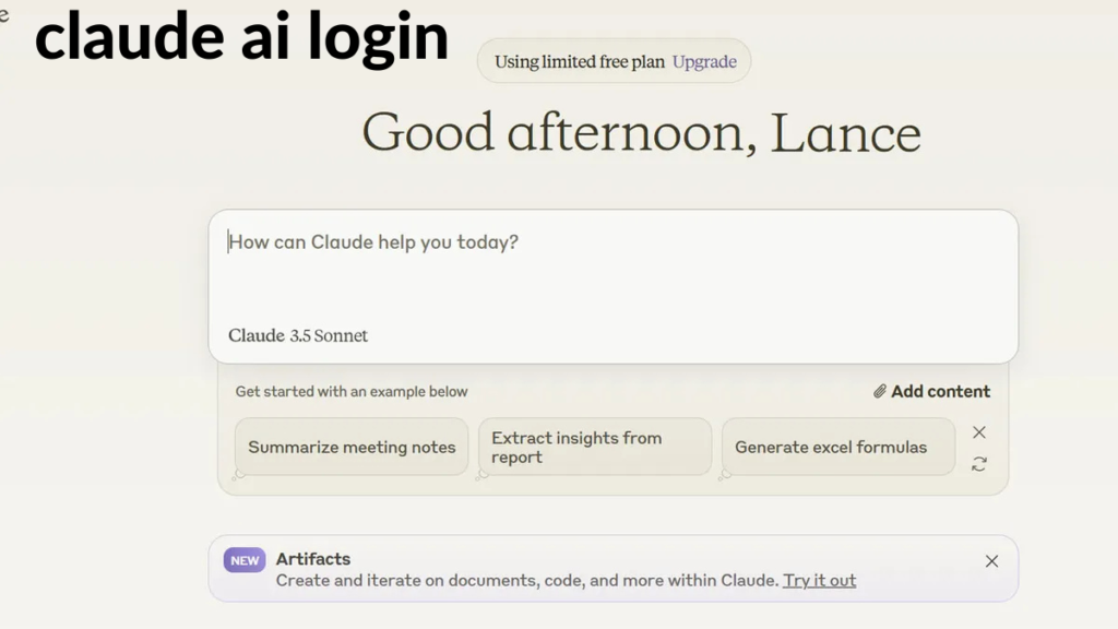 claude ai login