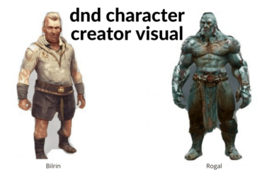 dnd character creator visual