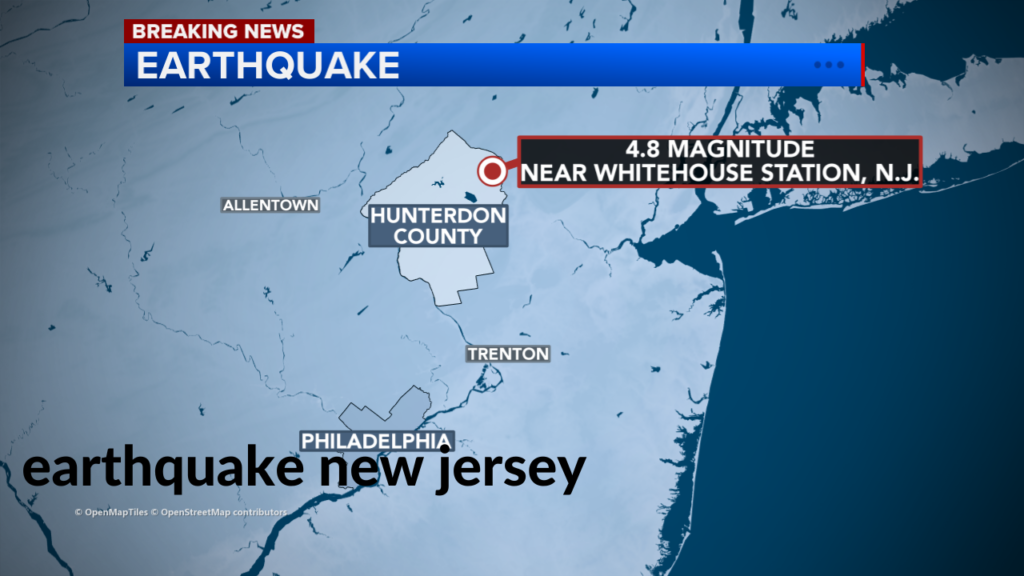 earthquake new jersey