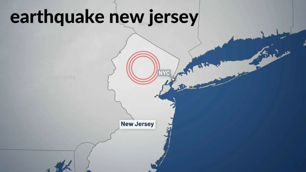 earthquake new jersey