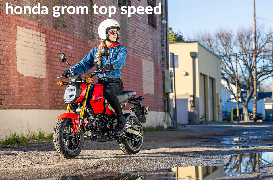 honda grom top speed