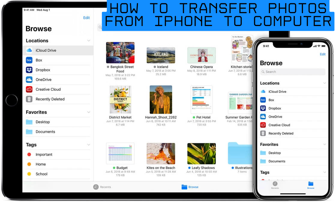 how to transfer photos from iphone to computer