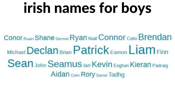 irish names for boys