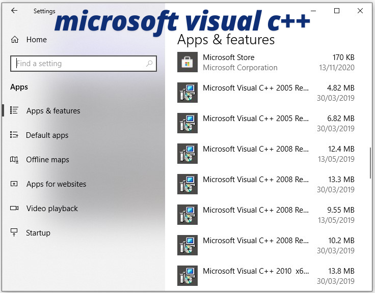 microsoft visual c++