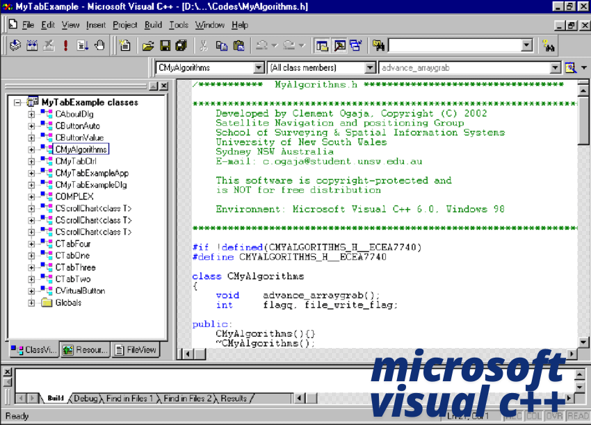 microsoft visual c++