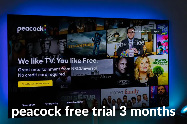 peacock free trial 3 months