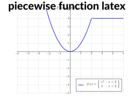 piecewise function latex