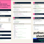 python cheat sheet pdf