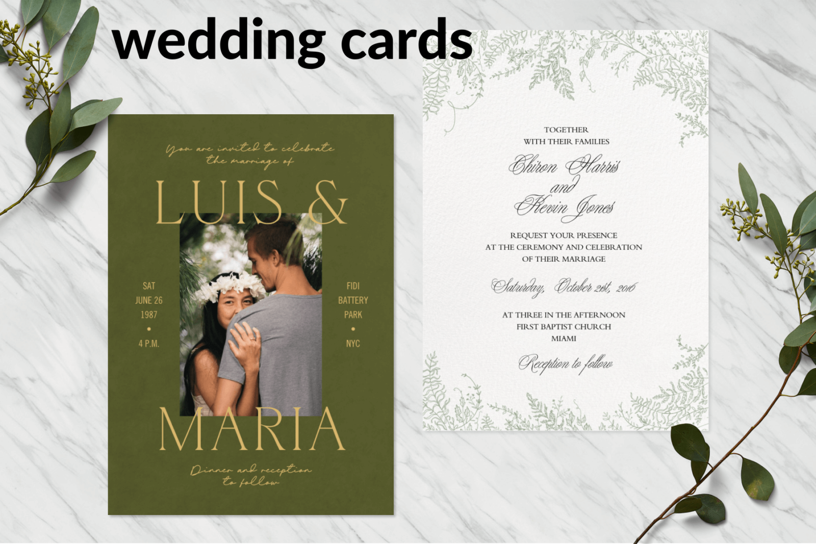 wedding cards