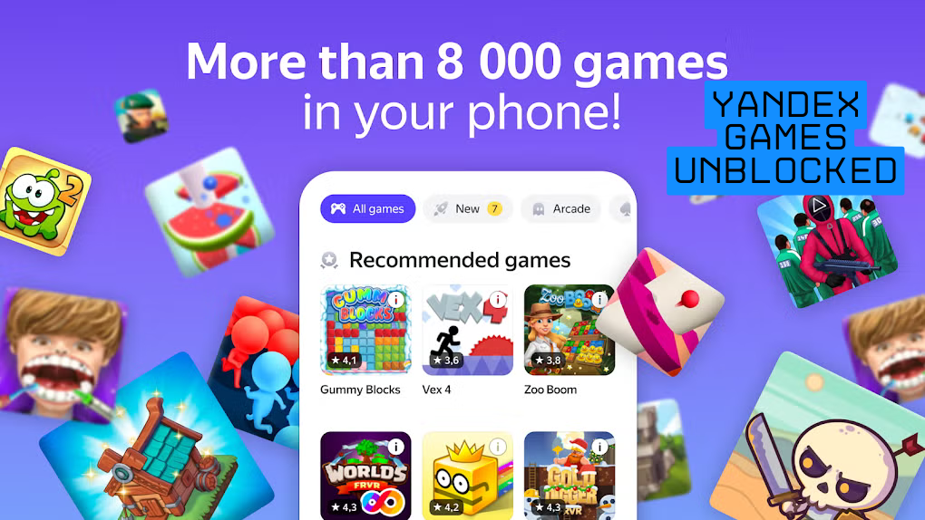 yandex games unblocked