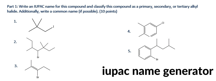 iupac name generator